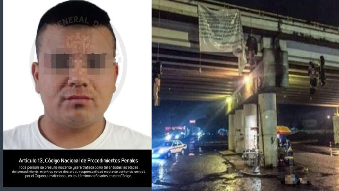 Detiene Fiscalía General a presunto responsable de secuestro y homicidio de cinco personas colgadas en Uruapan