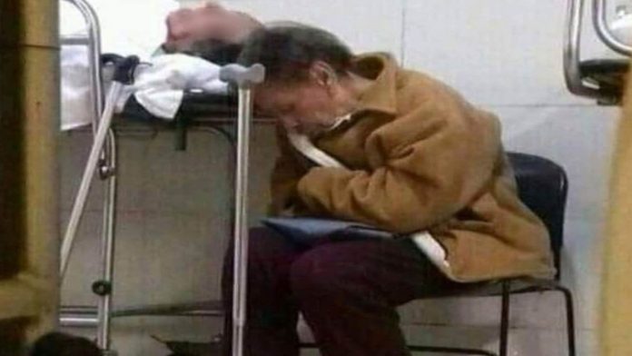 “No te voy a dejar solo”, le dice a su esposo antes de que le amputen la pierna