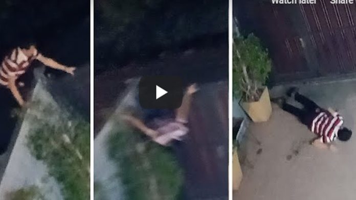 Video: Ladrón cae de cara cuando pretendía robar una casa