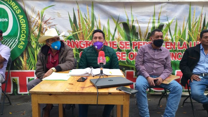 Organizaciones campesinas cumplen 35 días de plantón sin tener respuesta