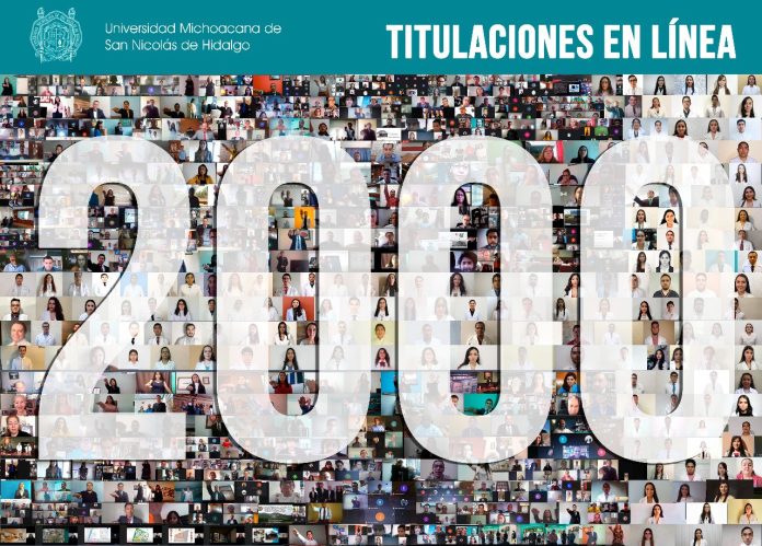 La UMSNH registra 2 mil titulados desde que se agudizó la pandemia