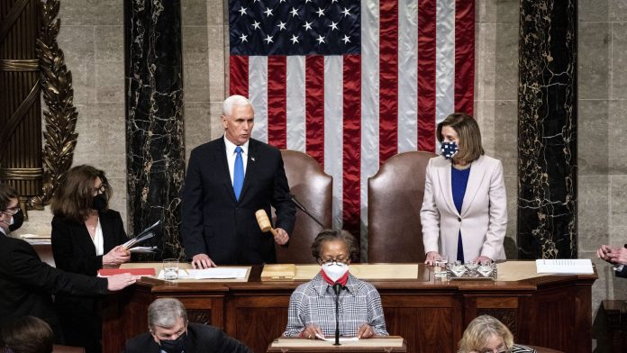 Congreso de EU ratifica victoria de Joe Biden en elección presidencial