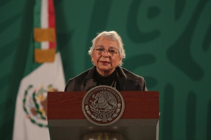AMLO, estable y en pleno ejercicio de sus funciones: Sánchez Cordero