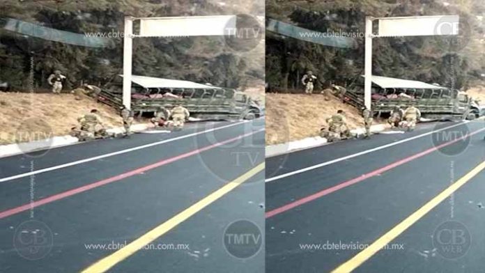 Se accidentan militares en la siglo XXI, hay varios lesionados
