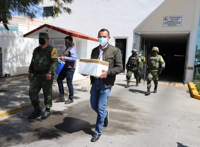 Llegaron más de 14 mil vacunas contra Covid-19 a Michoacán