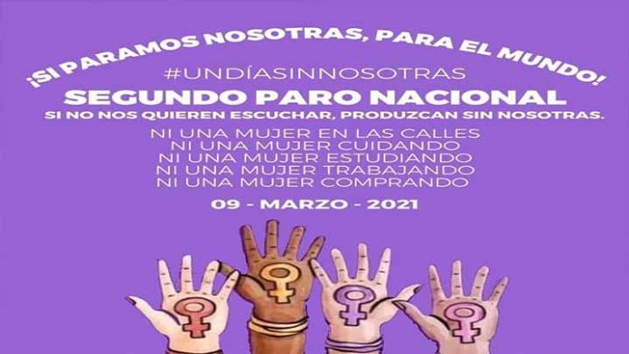 ¡Un día sin nosotras! Convocan a paro nacional de mujeres el 9 de marzo