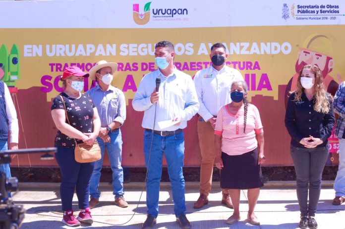 Miguel Paredes beneficia a más de 9 colonias con obra de 2 millones de pesos