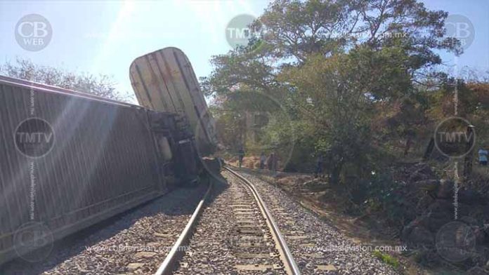Se descarrila el ferrocarril en Taretan