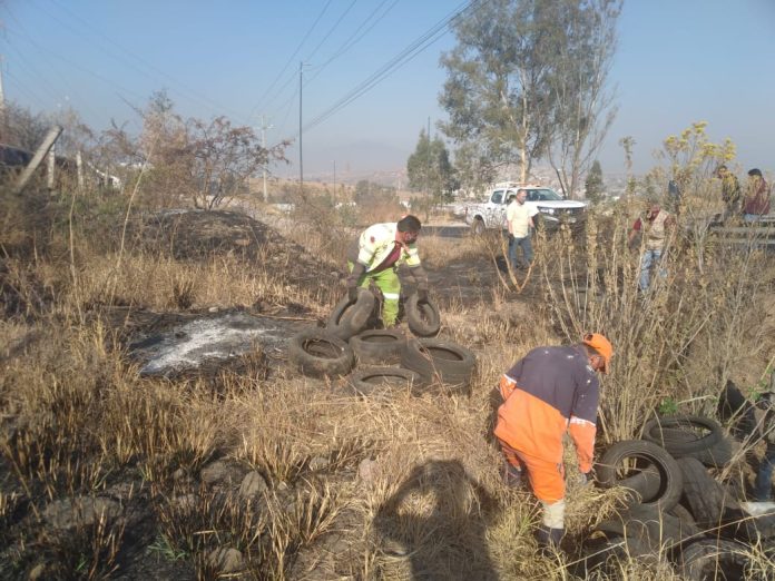 Detectan cinco tiraderos clandestinos, retiraron 30 toneladas de basura