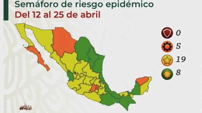 Michoacán se mantendrá otra semana en color amarillo, según semáforo epidemiológico nacional