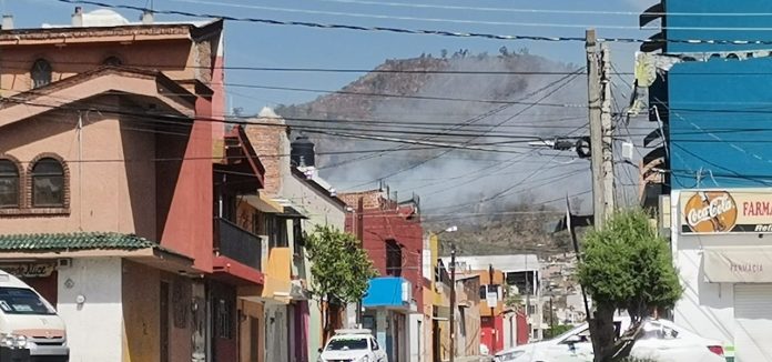 Incendio en el cerro del Punhuato dejó una afectación en 35 hectáreas
