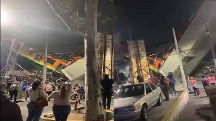 Se desploma estructura de la Línea 12 del Metro en CDMX