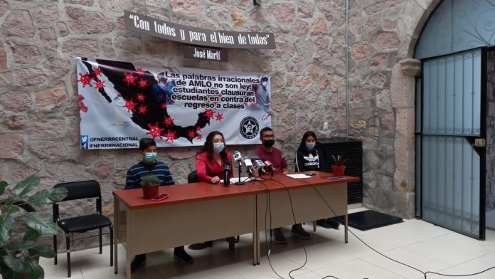 Persiste resistencia de estudiantes por el regreso a clases presenciales