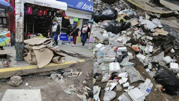 Obra en Lázaro Cárdenas se convierte en basurero