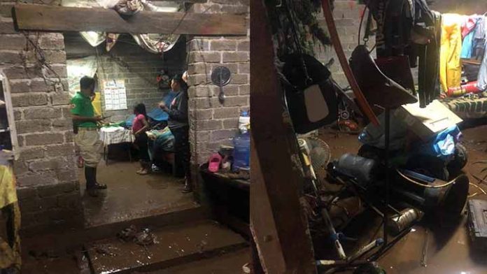 Lluvias dejan daños en ranchería de Tacámbaro
