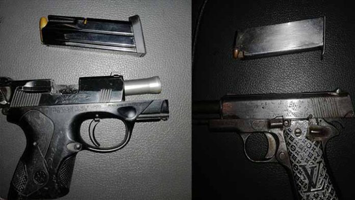 Arrestan a dos hombres con armas y cartuchos en Uruapan