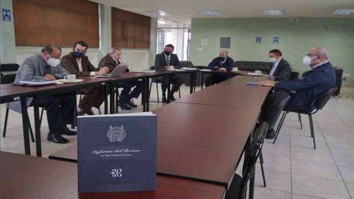 Ante Comisión de Rectoría de la UMSNH, presenta Raúl Cardenas informe 2020