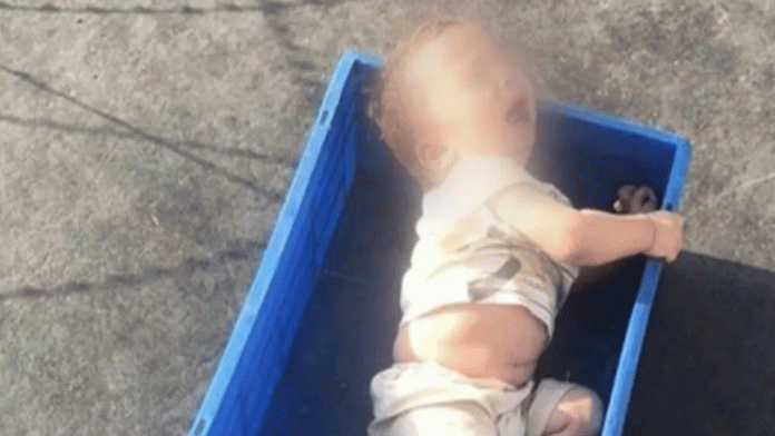 bebé abandonado