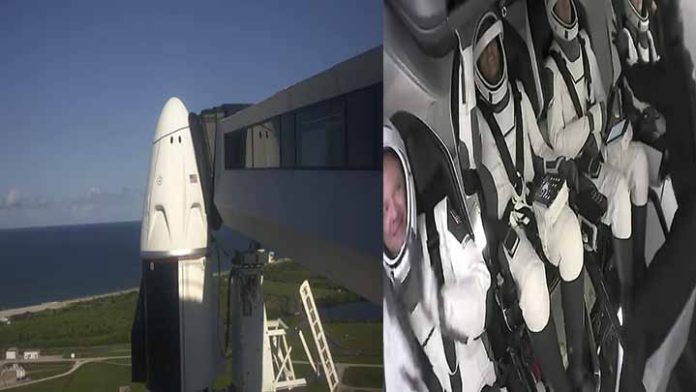 Realizan lanzamiento de la nave “Dragón de SpaceX, con 4 civiles dentro