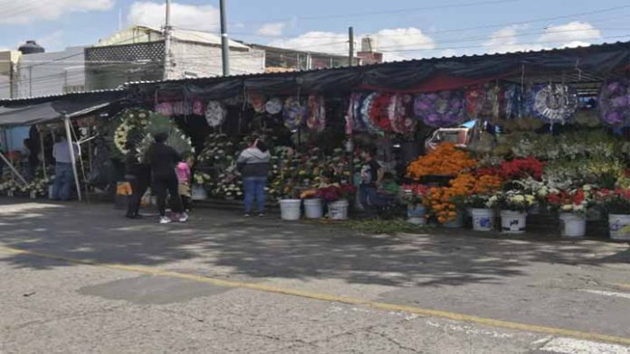 En el marco de la Noche de Muertos, vendedores de flores perciben recuperación económica