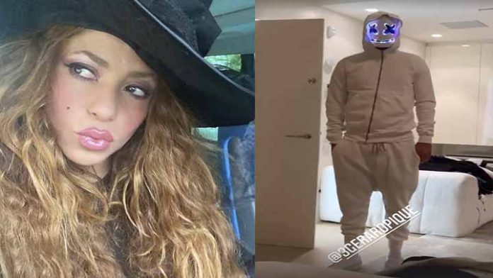 Shakira y Piqué presumen sus disfraces de Halloween
