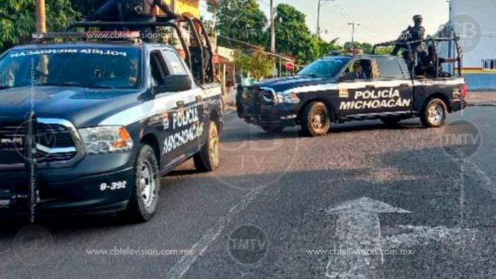 Tres hombres armados en Morelia