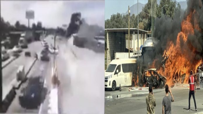 Revelan vídeo del accidente en la México Puebla, aumenta a 19 la cifra de muertos