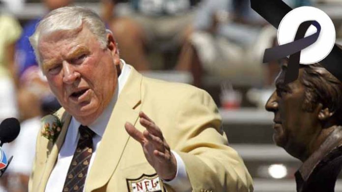 Se va una leyenda; muere a los 85 años John Madden