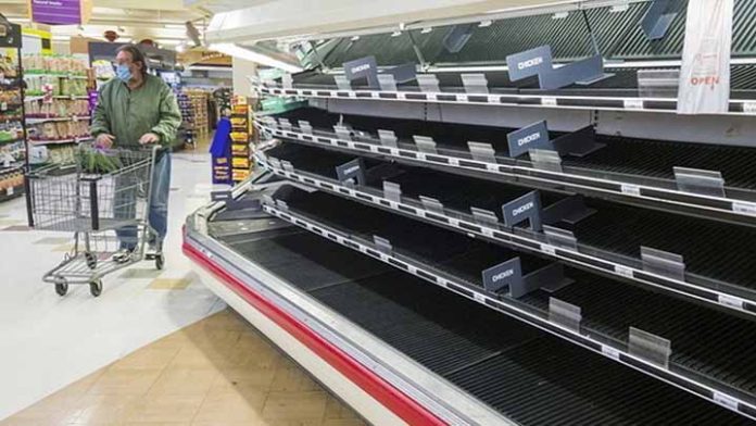 Se vacían los supermercados en Estados Unidos por la variante Ómicron