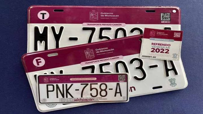 Gobierno de Michoacán busca aprovecharse del ciudadano con cobro de placas