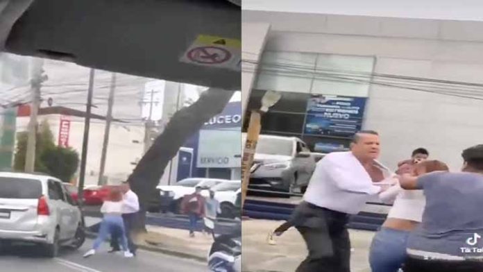 Circula en redes vídeo de Alfredo Adame en riña con una mujer y un hombre