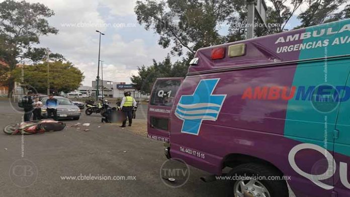 Atropellan a pareja a la altura del Estadio Morelos
