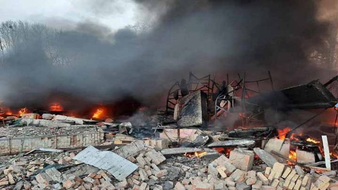 Primer informe arroja almenos 57 muertos en Ucrania