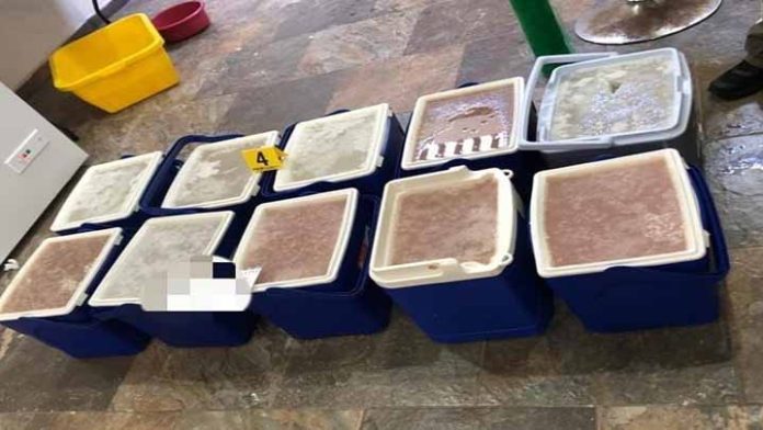 En cateo FGR asegura 78 kilos de metanfetamina
