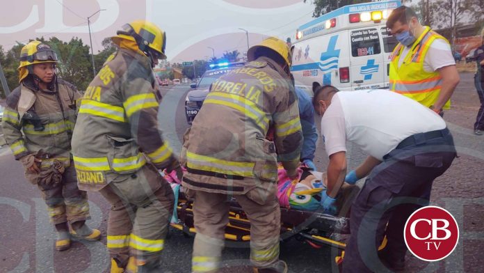 knc Una mujer fue trasladada