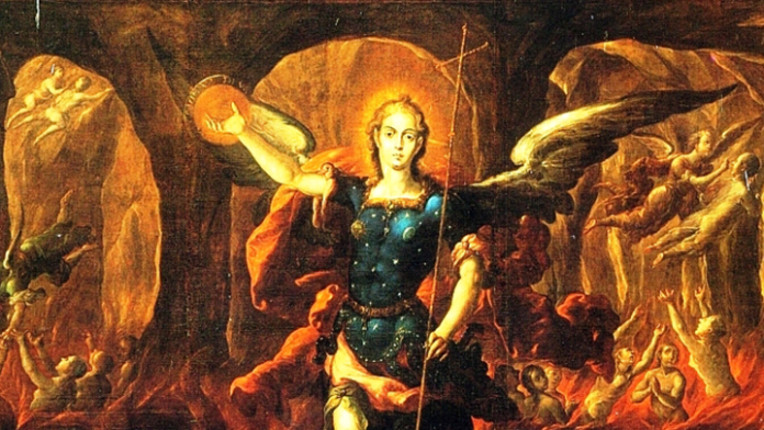 El cuadro Ánimas de Cristóbal Villalpando, fue pintado expresamente para el Templo de Santiago Tuxpan hace ya 300 años 