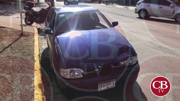 El choque frontal entre dos unidades motoras sobre la avenida Madero Oriente