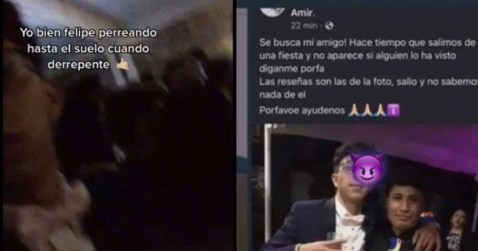Reportan a joven como desaparecido; él se encontraba ‘perreando hasta el suelo’