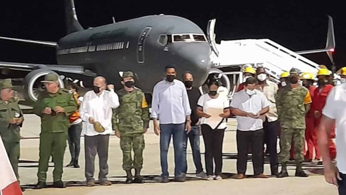 Presidente de Cuba agradece la ayuda de México ante incendio en Matanzas
