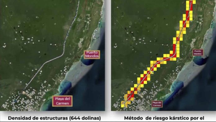 Ejército advierte que el Tren Maya se construye sobre zonas de peligro