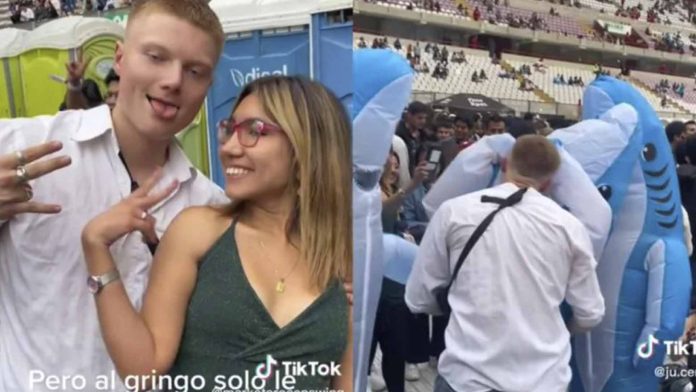 Joven le pide matrimonio a su novia durante concierto y se besa con otra después