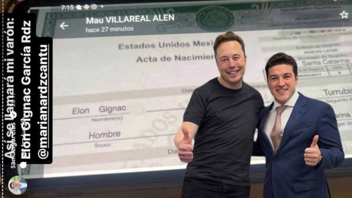 Tras la emoción por la llegada de Tesla a Nuevo León y en honor a Elon Musk, el hombre más rico del mundo, el gobernador de Nuevo León, Samuel García