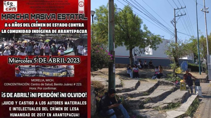 CNTE amenaza con marcha masiva
