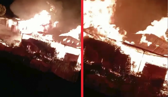Se registró el incendio de un aserradero en Ciudad Hidalgo
