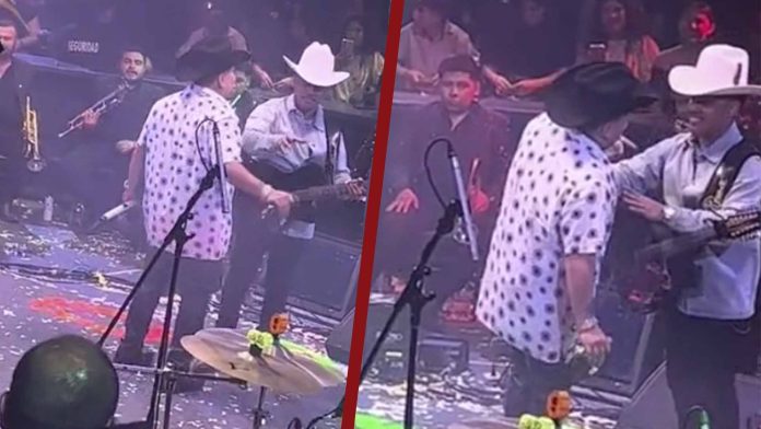 Integrantes de Grupo Firme protagonizan pelea en pleno concierto