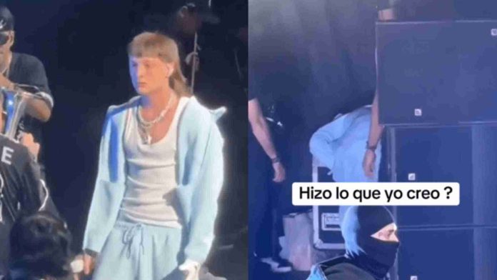 Peso Pluma causa polémica presuntamente por consumir drogas en su concierto