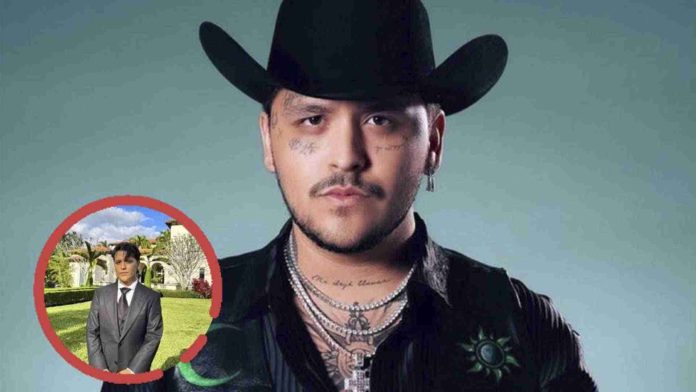 Christian Nodal comparte fotos sin tatuajes en el rostro