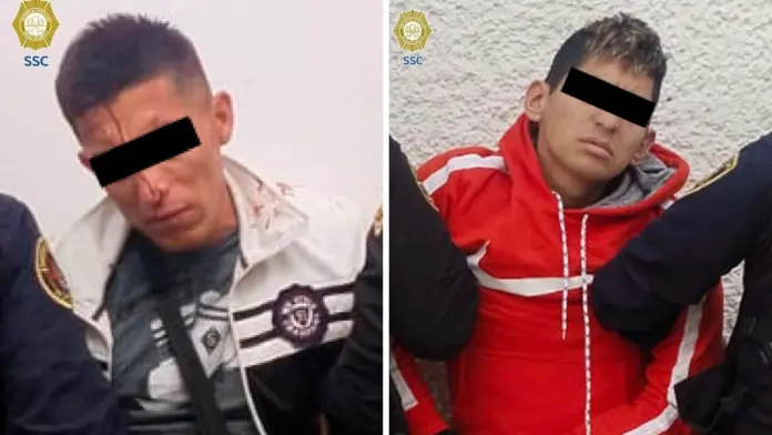 Detienen a dos delincuentes por presunto robo de motocicleta en Azcapotzalco; policía resulta herida tras enfrentamiento