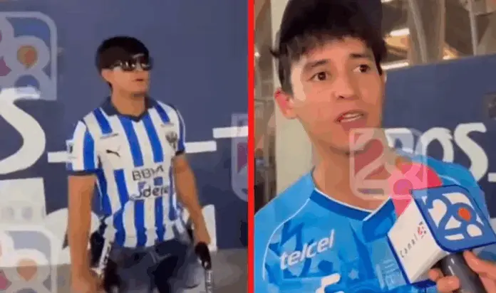 #Video: Aficionado de Rayados agreda a fanático del Pachuca en plena entrevista