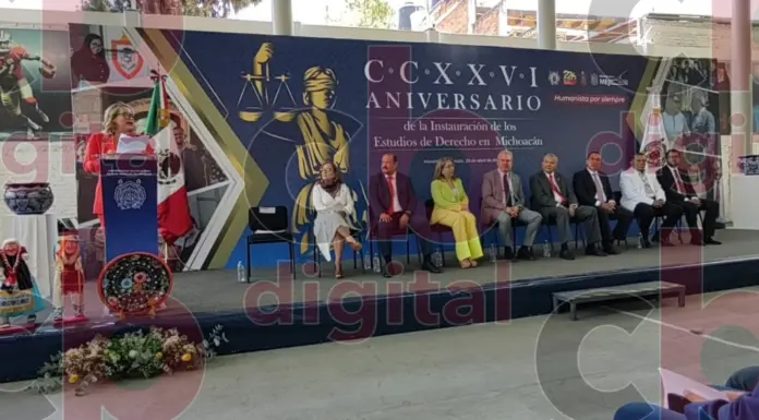 Universidad Michoacana celebra 226 años de la instauración de los Estudios de Derecho en Michoacán